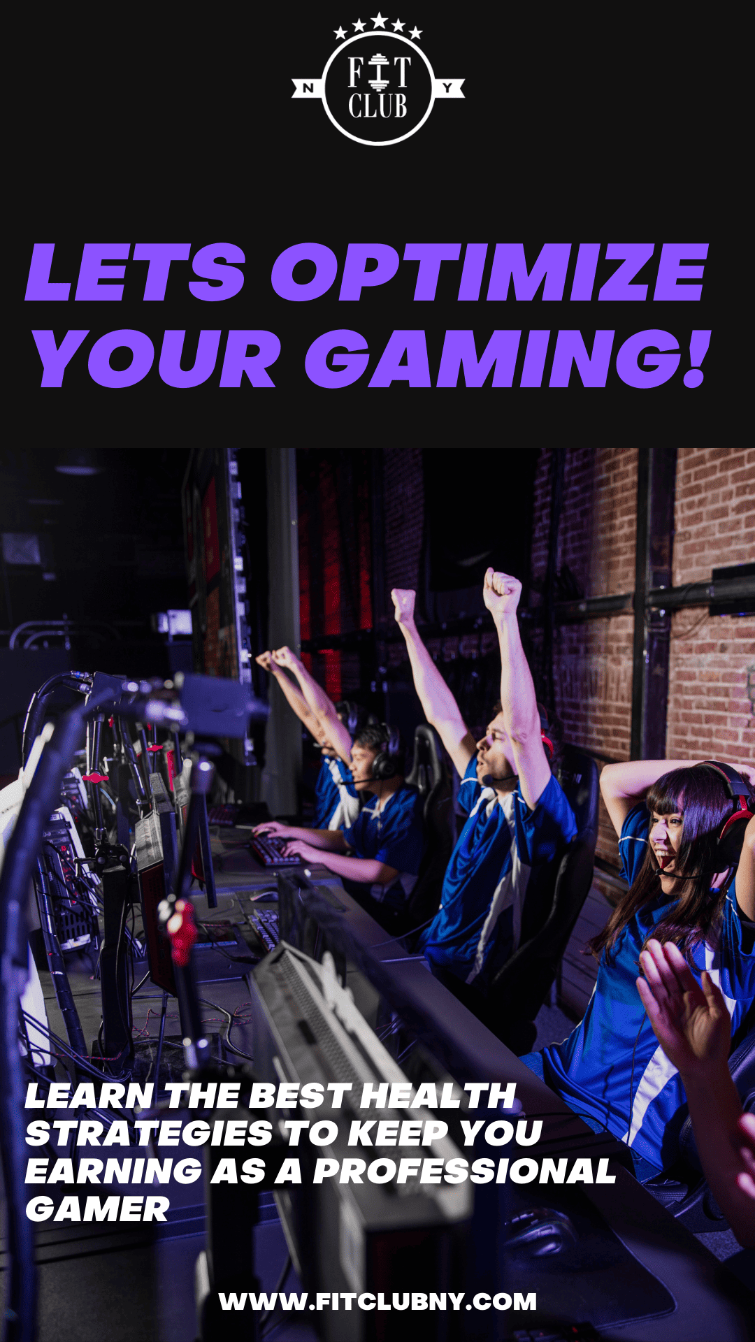 Performance Optimization for Esports Athletes Fit Club New York